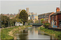 SK9670 : River Witham by Richard Croft