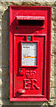 Close up, Elizabeth II postbox on Church Street, Great Harwood