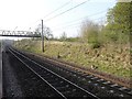 View from a Doncaster-Peterborough train - pipeline to Saltersford water treatment works