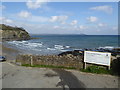 The coast at Porthpean beach