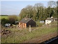 View from a Doncaster-Peterborough train - Highdike Cottages