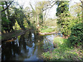 Westerly view from bridge over river Wissey