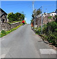 Walking up Old Road, Bwlch, Powys