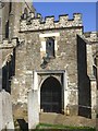 TQ5354 : St Nicholas Church Door 2 in Sevenoaks by John P Reeves