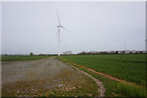  : Access road at Lissett Airfield Wind Farm by Ian S