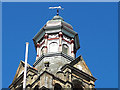 Cleckheaton Town Hall, tower with weathervane