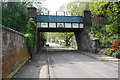 SJ4189 : Old railway bridge over Well Lane by Bill Boaden