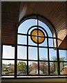 Looking out of Woodley Methodist Church