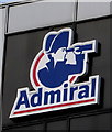 Admiral name sign, Queensway, Newport