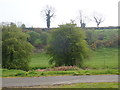 Bann Road above the glacial valley used by the canal