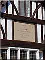 Inscription on The Memorial Hall at Burnhill Green, Staffordshire