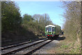 Weardale railway train arrives at Bishop Auckland