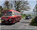 NY7606 : AEC Reliance approaching Kirkby Stephen Station by James T M Towill