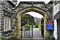 Llanrwst: Church Street: Arch forming the entrance to the churchyard