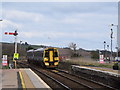 NO8686 : Aberdeen to Montrose train approaching Stonehaven by Bill Harrison