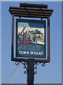 Pub sign, Town Wharf, Isleworth