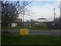 Bus yard by Golders Green Station