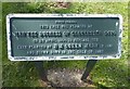 Plaque near St Mark, Whiteley Village