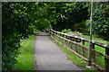 Footpath behind Morrisons supermarket