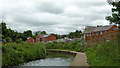 River Salwarpe in Droitwich Spa, Worcestershire