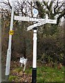 Signpost at Crossacre