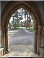 St Mark, Whiteley Village: church path