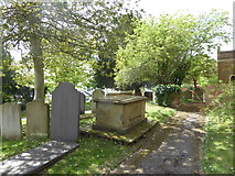 TQ0371 : St Mary, Staines: churchyard (g) by Basher Eyre
