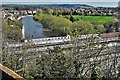 Shrewsbury Castle: View northwards from Laura