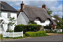 SU3243 : Thatched cottage in Duck Street, Abbots Ann by David Martin