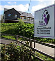 Pride in Care Residential Home, Newport House name sign, Abertysswg