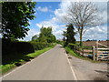 Minor road near Wigland Farm