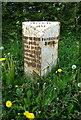 Old Milepost beside the A41