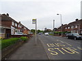 Bus stop on Bull Bridge Lane, Aintree