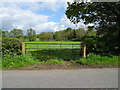 Field entrance off the Mill Lane