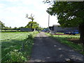 Byway approaching Rowley Hill Farm