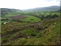 Looking down on the Dee valley