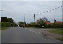 TM5077 : B1126 Wangford Road, Reydon by Geographer