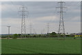 Pylons marching off to Wellingborough