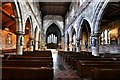 SJ8229 : Eccleshall, Holy Trinity Church: The nave by Michael Garlick