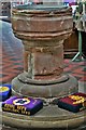 Eccleshall, Holy Trinity Church: c13th sandstone font