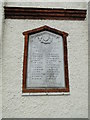TF4604 : Memorial tablet on the Friday Bridge War Memorial clock tower by Adrian S Pye