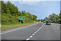 A55 slip road at Broughton