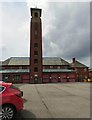 SD8912 : Drill Tower at Rochdale Fire Station by Gerald England
