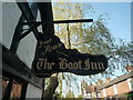 Sign at the Boot Inn (Orleton)