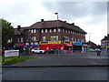 Post Office and shops on Becontree Avenue, Dagenham