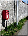 Queen Elizabeth II postbox, Maestir Road, Lampeter