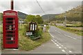 Telephone box near Abbey Farm