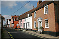 Picturesque houses in Benton Street, Hadleigh (Suffolk)