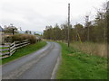 Minor road at Foss Mill