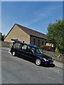 Netherton Methodist Church and a hearse